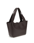 Saint Laurent Brown Calf Leather Bos Taurus Shoulder Bag