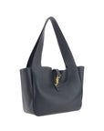 Saint Laurent Black Calf Leather Bos Taurus Shoulder Bag
