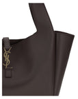 Saint Laurent Brown Calf Leather Bos Taurus Shoulder Bag