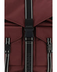 Ganni Bordeaux Recycled Polyamide Backpack