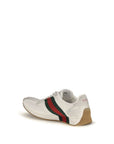 Gucci White Polyester Athletic Sneakers