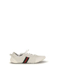 Gucci White Calf Leather Bos Taurus Low Top Sneakers