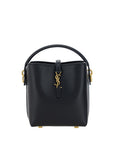Saint Laurent Black Calf Leather Bos Taurus Shoulder Bag