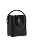 Saint Laurent Black Calf Leather Bos Taurus Shoulder Bag