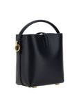 Saint Laurent Black Calf Leather Bos Taurus Shoulder Bag