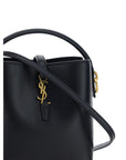 Saint Laurent Black Calf Leather Bos Taurus Shoulder Bag