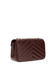 Saint Laurent Bordeaux Lamb Ovis Aries Aries Shoulder Bag