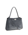 Balenciaga Gray Calf Leather Bos Taurus Handbag