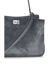 Balenciaga Gray Calf Leather Bos Taurus Handbag