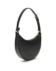 Valentino Garavani Black Calf Leather Bos Taurus Shoulder Bag