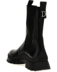 Dsquared² Black Calfskin Ankle Boots