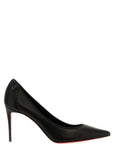 Christian Louboutin Black Napa Leather / Calf Bos Taurus High Heel Pumps