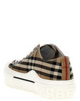 Burberry Beige Cotton Low Top Sneakers
