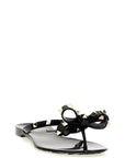 Valentino Garavani Black PVC Slides
