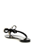 Valentino Garavani Black PVC Slides