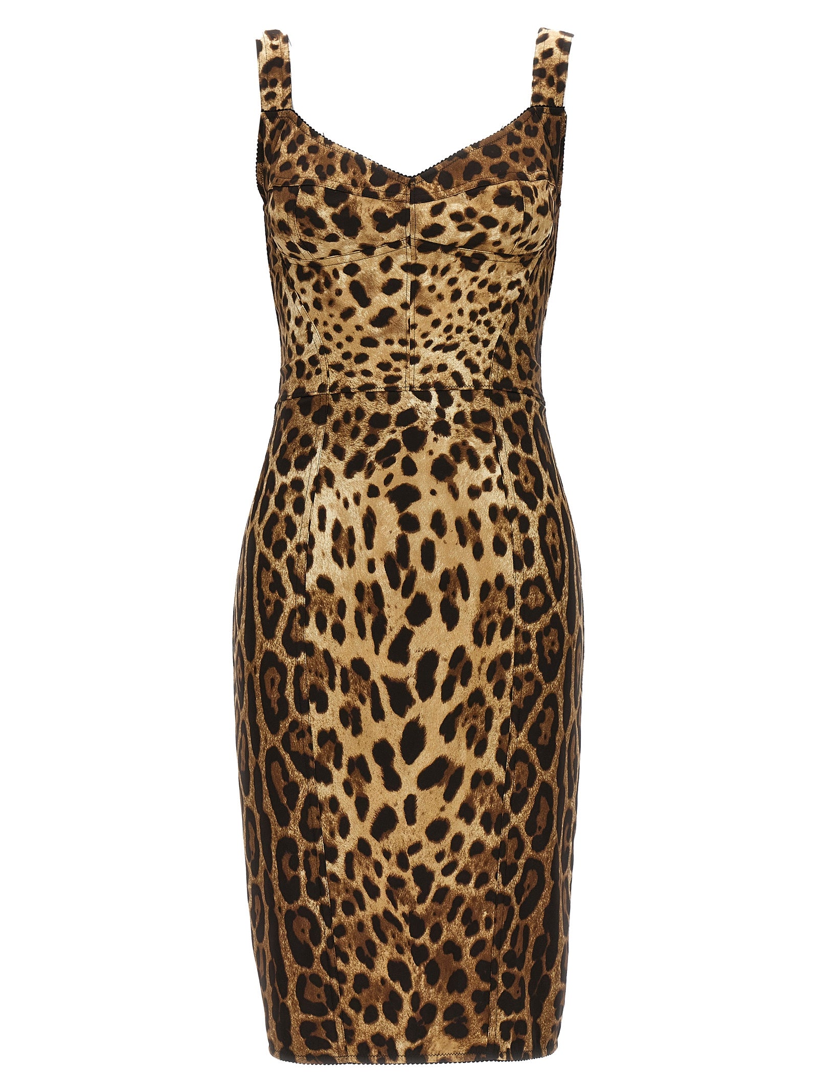 Dolce &amp; Gabbana Multicolor Silk Cocktail Dress