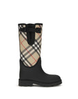 Burberry Black Rubber Rain Boots