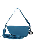 Burberry Blue Leather Shoulder Bag