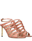 Tom Ford Pink Leather Stiletto Heel Sandals