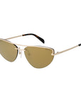 Emilio Pucci Gold Metal Sunglasses