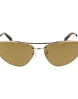 Emilio Pucci Gold Metal Sunglasses