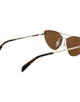 Emilio Pucci Gold Metal Sunglasses