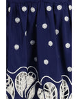 FARM RIO Blue Cotton Casual Dress