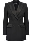 Dolce & Gabbana Black Virgin Wool Blazer