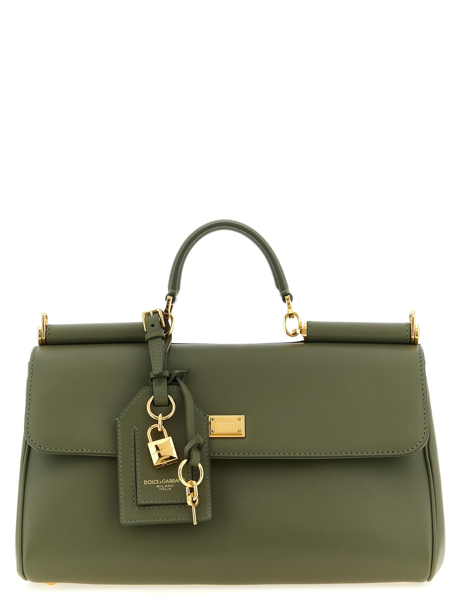 Dolce &amp; Gabbana Bicolor Calfskin Handbag