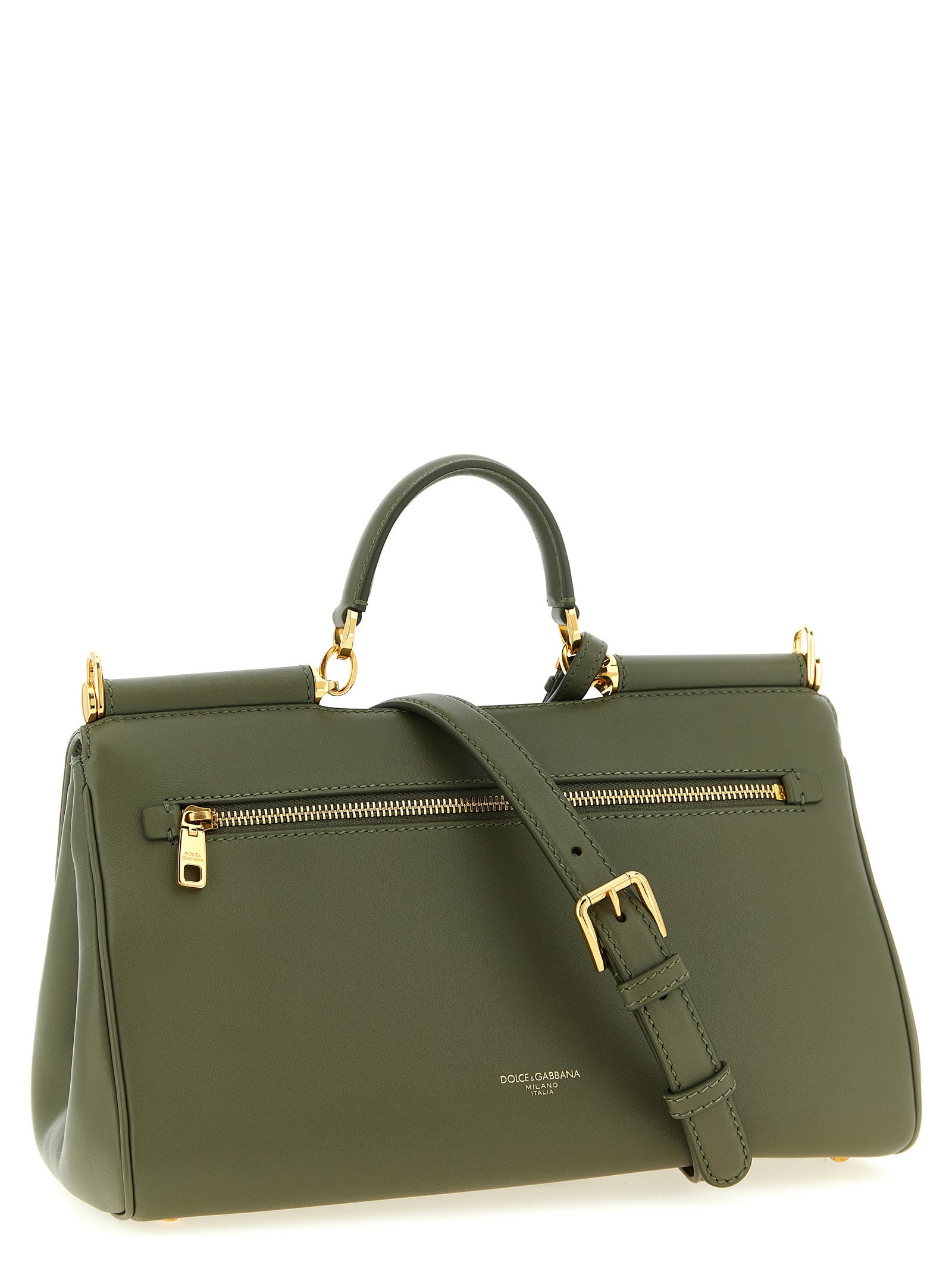 Dolce &amp; Gabbana Bicolor Calfskin Handbag