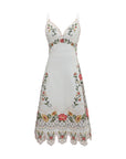 FARM RIO Multicolor Linen Casual Dress