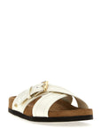 Valentino Garavani White Calfskin Slides