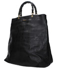 Jil Sander Black Leather Handbag