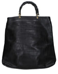 Jil Sander Black Leather Handbag