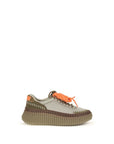 Chloé Bicolor Polyurethane Athletic Sneakers