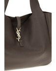 Saint Laurent Brown Calf Leather Bos Taurus Shoulder Bag