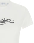 Off-White White Cotton T-Shirt