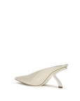Ferragamo Beige Calf Leather Bos Taurus Mules