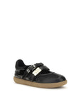 Ganni Black Polyester Ballet Flats
