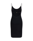 Saint Laurent Black Viscose Cocktail Dress