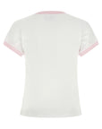 Ganni White Organic Cotton T-Shirt