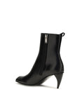 Alexander McQueen Black Calf Leather Bos Taurus Lace-Up Boots
