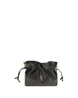 Saint Laurent Black Lamb Ovis Aries Aries Shoulder Bag