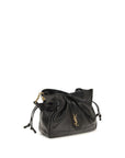 Saint Laurent Black Lamb Ovis Aries Aries Shoulder Bag