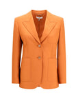 Chloé Orange Wool Oves Aries Blazer