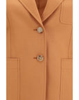 Chloé Orange Wool Oves Aries Blazer
