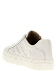 Chloé White Leather Low Top Sneakers