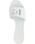 Dolce & Gabbana White Plastic Slides