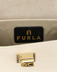 Furla White Leather Crossbody Bag