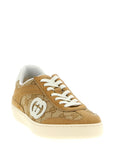 Gucci Beige Calfskin Low Top Sneakers